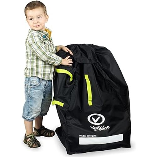 V VOLKGO Car Seat Travel Bag For Airplane Durable and Gate Check Bag Easy Carry Car Seat Bags for Air Travel Carseat Travel Cover, Carseat Travel Bag, Car Seat Cover for Airplane Travel