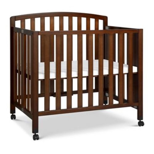 Davinci Dylan Folding Portable 3-in-1 Mini Crib And Twin Bed - Espresso