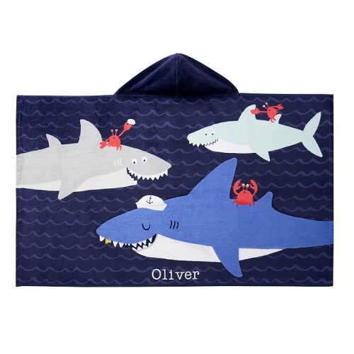 Sharks Beach Hooded Towel