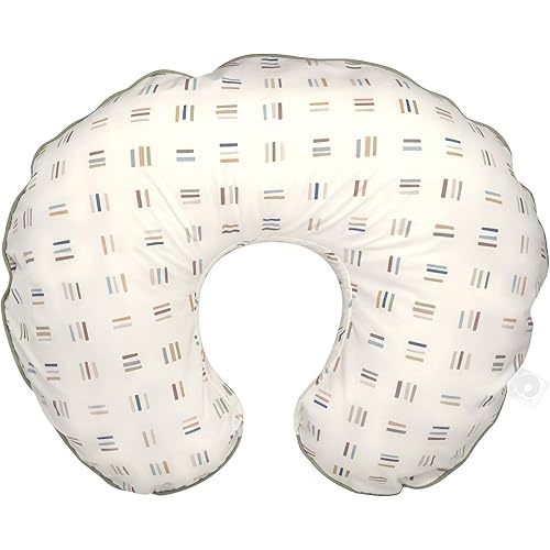 Boppy Original Nursing Pillow with Organic Cotton Cover, Swatchcard, Ergonomic Nursing Essentials for Bottle and Breastfeeding, Firm Hypoallergenic Fiber Fill with 100% Organic Cotton Pillow Cover