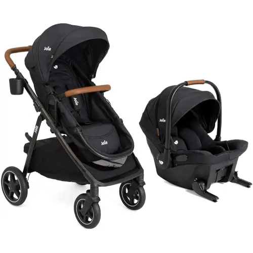 Joie Ginger LX And Mint Latch Travel System - Shale Dark