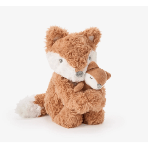 Mama + Baby Fox Plush Toy Set – Elegant Baby