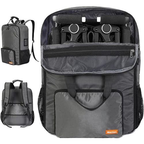 Stroller Travel Bag Compatible with GB Pockit and GB Pockit Air Plus All Terrain, Lightweight Stroller Travel Backpack for Airplane (Grey)