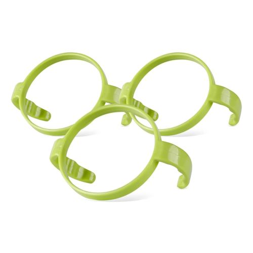 Compatible Baby Bottle Handle for Comotomo Bottles 8 oz & 5 oz, 3 Count, Green