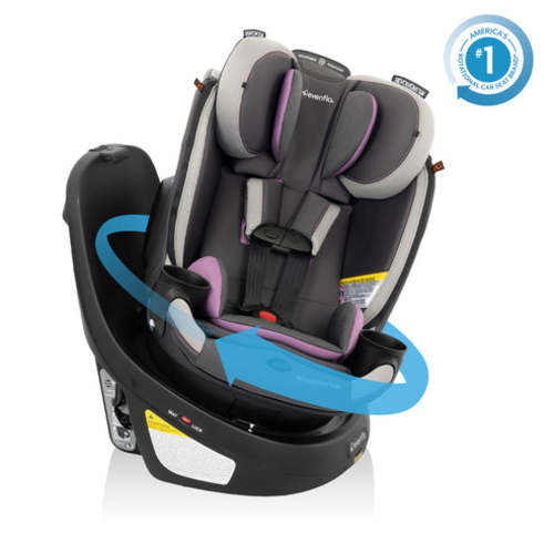 Revolve360 Slim 2-in-1 Rotating Car Seat with Quick Clean Cover