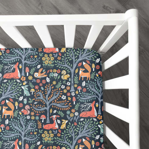 Crib Sheet | Midnight Meadow – Audrey & Bear