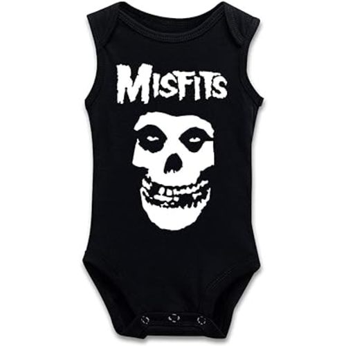 Cute Misfits Baby Climbing 0-24 Months Bodysuit Unisex Breathable Toddler Rompers