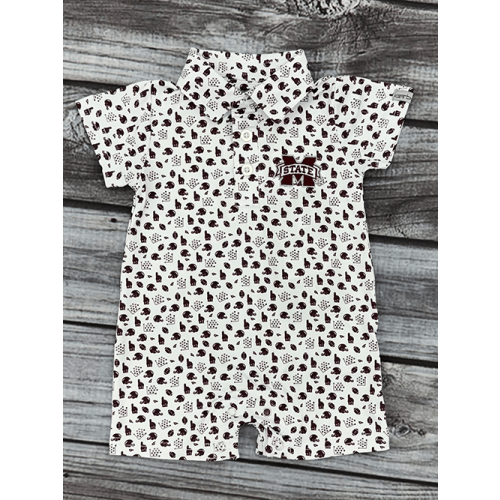 Garb Football Icons Onesie Romper Polo | Campus Book Mart