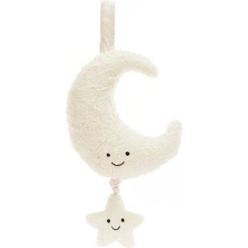 Amusable Crescent Moon & Star Plush Musical Pull Toy