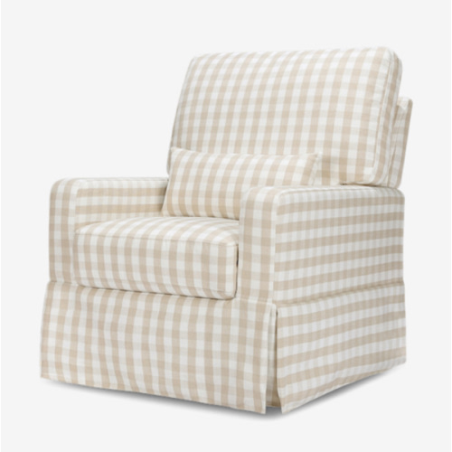 Crawford Pillowback Comfort Swivel Glider