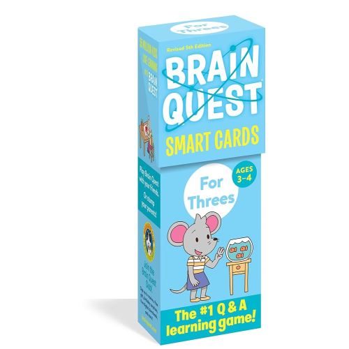 Brain Quest For Threes Smart Cards Revised 5th Edition (Brain Quest Smart Cards)