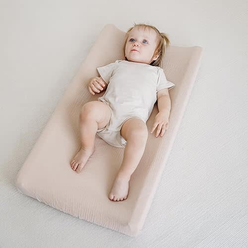Changing Pad Cover (Clay & Ivory)