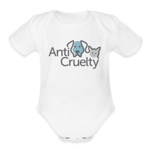 Anti-Cruelty Organic Short Sleeve Baby Bodysuit – The Anti-Cruelty Society