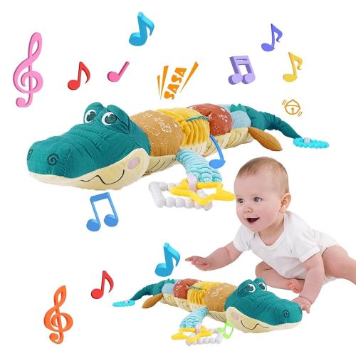 Pau1Hami1ton Baby Toys 3-6-12 Months Musical Plush Caterpillar Toy,Newborn Toys with Crinkle and Rattles,Baby Sensory Toys,Newborn Boy Girl Gifts.