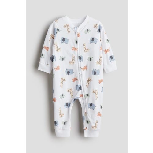 Patterned Pajama Jumpsuit