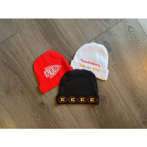 Multi Pack Baby Beanie Hat Cap | Buy more, save more! | Perfect Football Fan Baby Shower Gift | Sustainable, ethical, and sweatshop free!