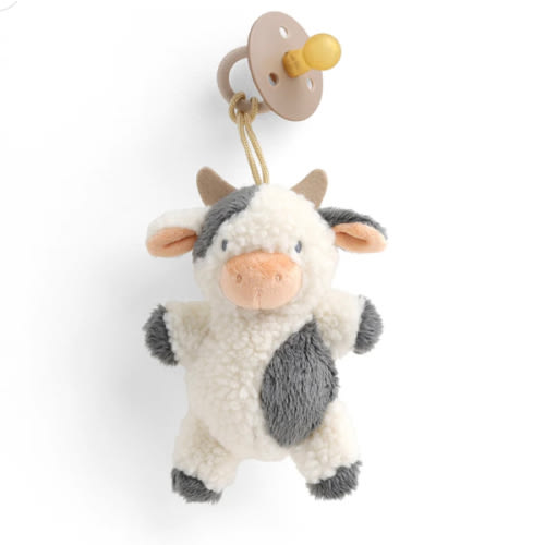 Natural Rubber Pacifier Lovey - Buy Now at Itzy Ritzy® | #RubberPacifier