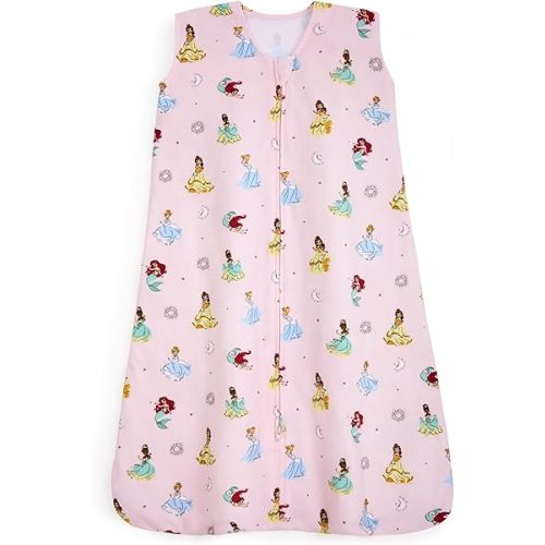 HALO Disney Baby Sleepsack, 100% Cotton Wearable Blanket, Swaddle Transition Sleeping Bag, TOG 0.5, Disney Princess, Medium