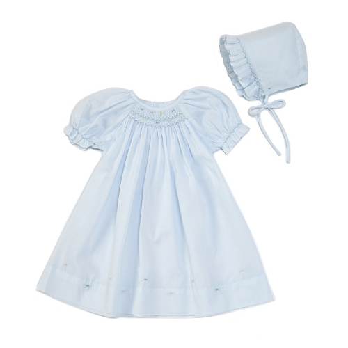 Petit Ami Baby Girls Preemie-Newborn Smocked Dress