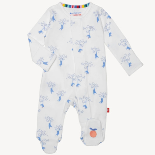 love our friend-chimp organic cotton magnetic parent favorite footie – Magnetic Me