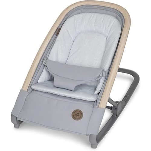 Maxi-Cosi Kori 2-in-1 Baby Bouncer Seat for Infants, Baby Rocker Chair, Portable Baby Bouncer, Classic Gray