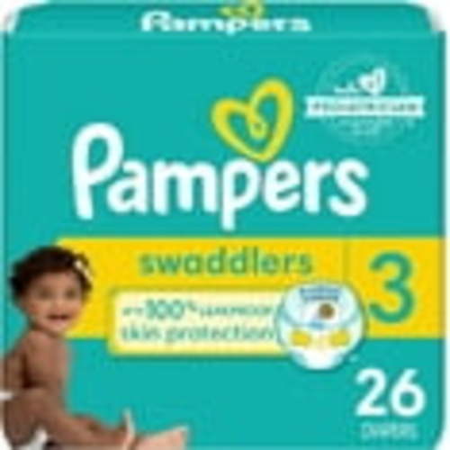 Pampers Swaddlers Disposable Active Baby Diaper Size 3, 26 Ea..
