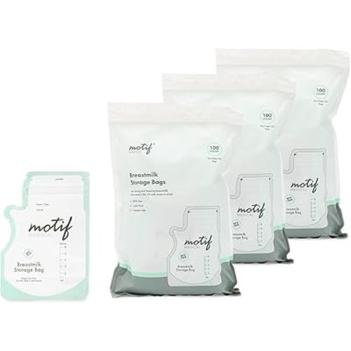Motif Medical Milk Storage Bags - 300ct Clear