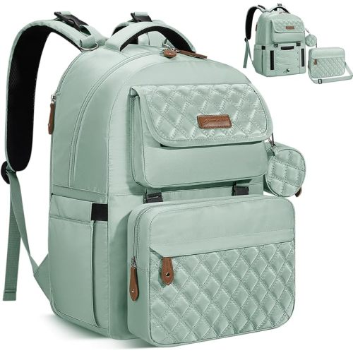 Maelstrom Diaper Bag Backpack, Expandable Large Baby Bag with Removable Cross Body Bottle Bag