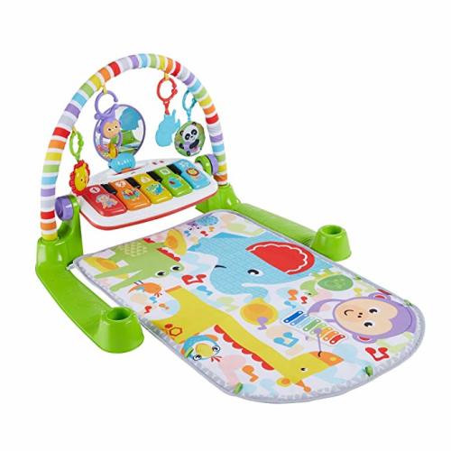 Fisher-Price Deluxe Kick 'n Play Piano Gym, Green, Gender Neutral (Frustration Free Packaging) - DELUXE KNP PIANO GYM GN (FFP)