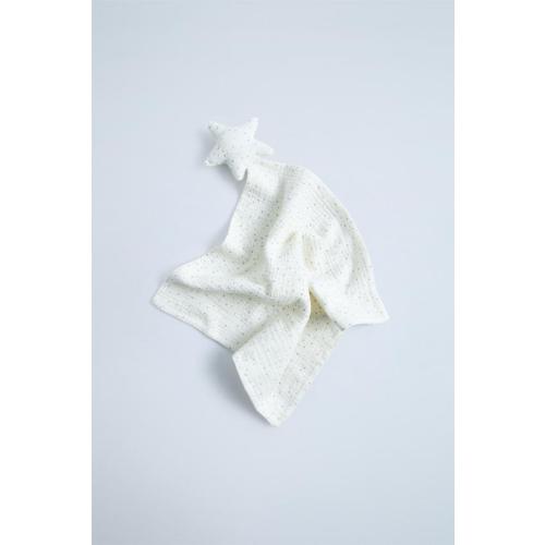 TEXTURED STAR LOVEY SECURITY BLANKET