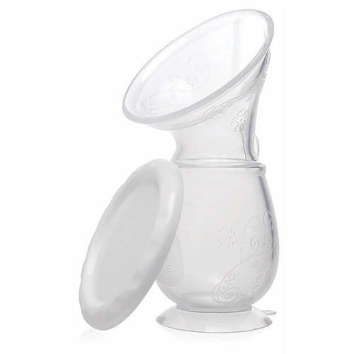 Silicone Breast Pump and Lid