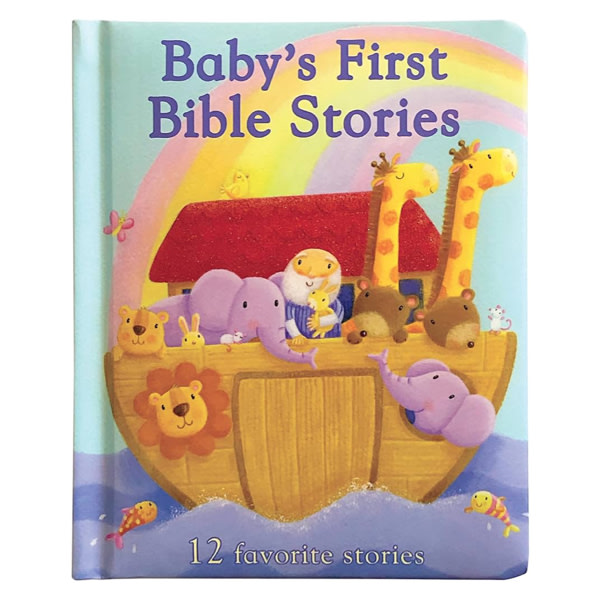 Baby's First Bible Stories Padded Board Book - Gift for Easter, Christmas, Communions, Newborns, Birthdays, Beginner Bible