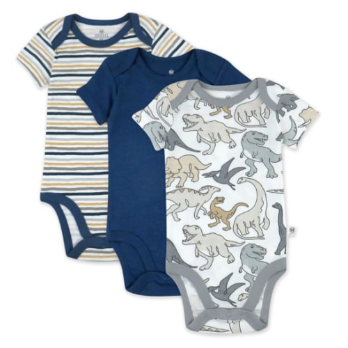3-Pack Organic Cotton Short Sleeve Bodysuits | Honest Baby Clothing