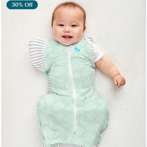 Swaddle Up™ Transition Bag 1.0 TOG Organic Cotton Mint Celestial Dot