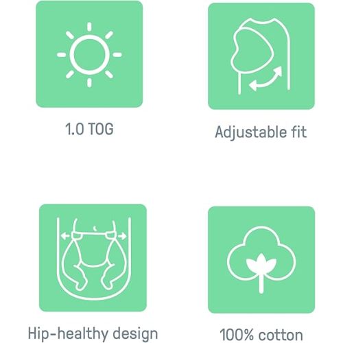 SwaddleMe by Ingenuity Monogram Collection Baby Swaddle, 100% Cotton, Improves Sleep & Calms Startle Reflex, 0-3 Months, Pocket Fold Design for Easy Changes, 1.0 TOG, 3-Pack - Rising Sun