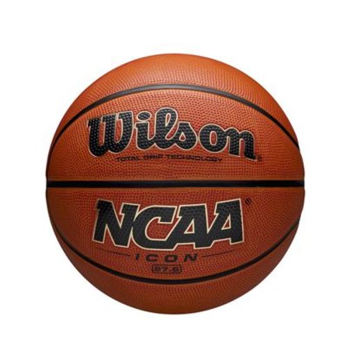 Wilson NCAA Icon Basketball SZ5 - Brown: Youth Sports Ball, Rubber Shell, Butyl Bladder