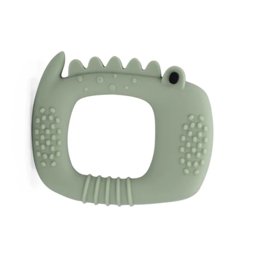 Born to Be Wild Silicone Teether, Alligator