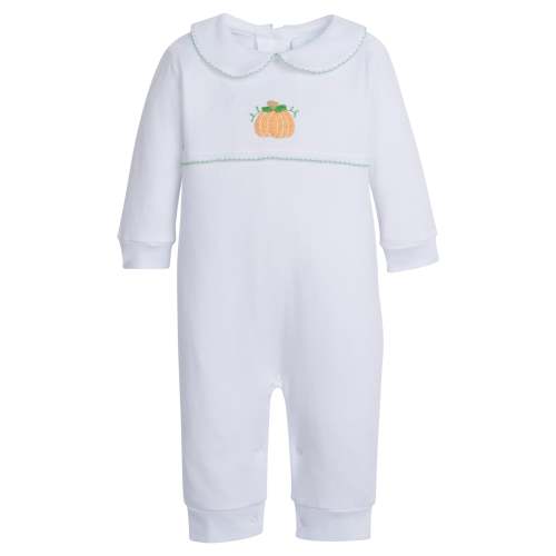 Crochet Playsuit - Pumpkin