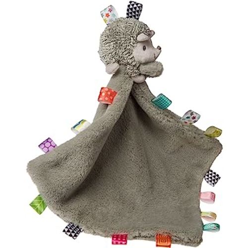 Taggies Huggy Stuffed Animal Security Blanket, 13 x 13-Inches, Heather Hedgehog
