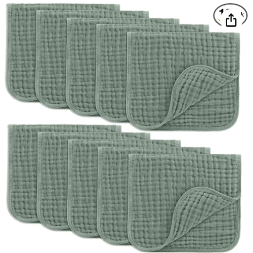 Comfy Cubs Muslin Burp Cloths