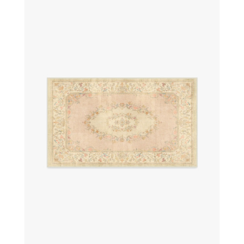 Bridgerton Lady Whistledown Vintage Pink Rug | Ruggable 3x5