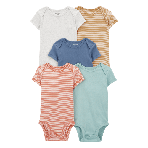 Baby 5-Pack Short-Sleeve Bodysuits - Carter's | Carter's