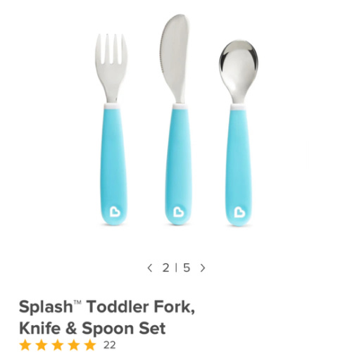 Splash™ Toddler Fork, Knife & Spoon Set