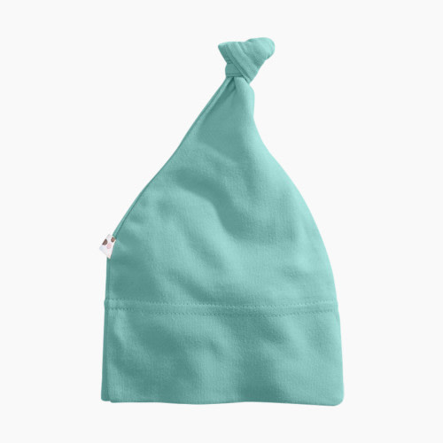 Babysoy Organic Cotton Solid Beanie - Harbor, 0-6 Months