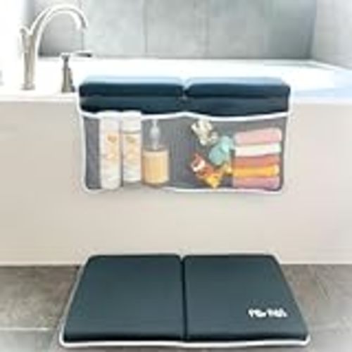 Amazon.com: Kneejoys Bath Kneeler and Elbow Rest Pad,Bath Kneeler,Baby Bath Mat,Kneeling Pad,Bath Toy Organizer for Tub,Kneeling Pad for Bathing Baby,Relieve Your Knees and Elbows,Quick Dry,Non-Slip : Baby