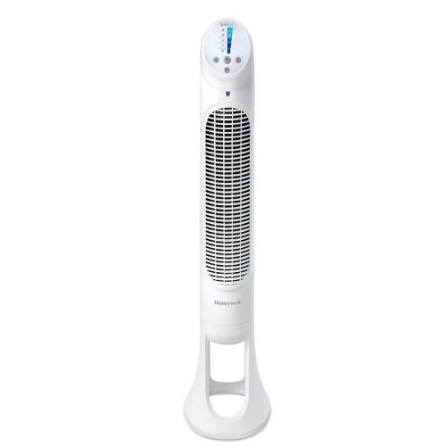 Honeywell Quietset 5 Speed Oscillating Tower Fan White Hyf260w: Standing Floor Fan, Quiet Cooling, Programmable Timer