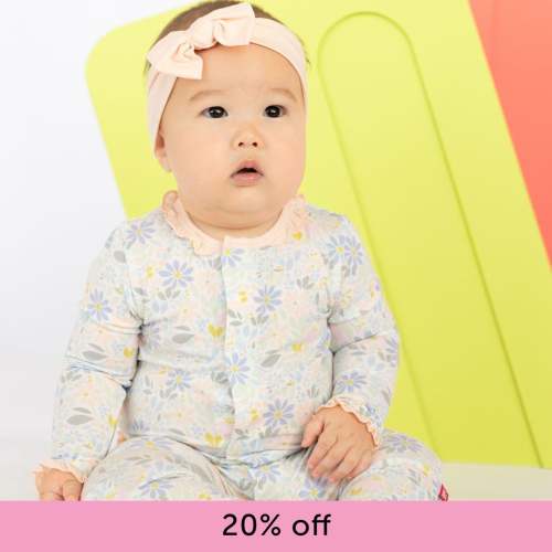 darby modal magnetic fuss free coverall with ruffles