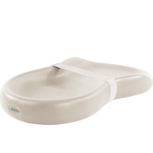 Keekaroo Peanut Changer Baby Vanilla– The Original Made in USA Easy-to-Clean Changing pad and The only Shell Over Foam, Fully Water Repellant