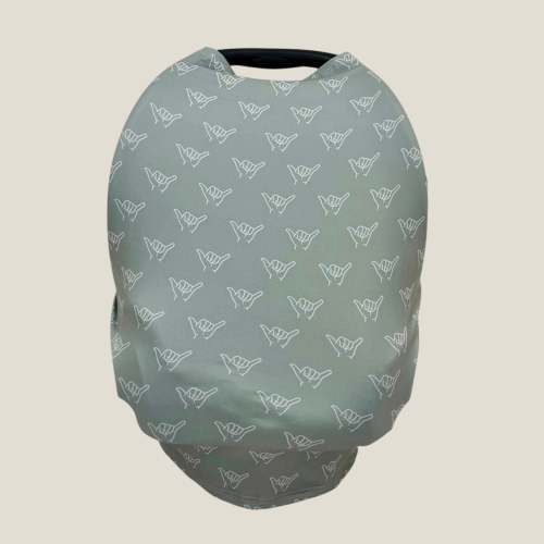 Olive Green Shaka Car Seat Cover