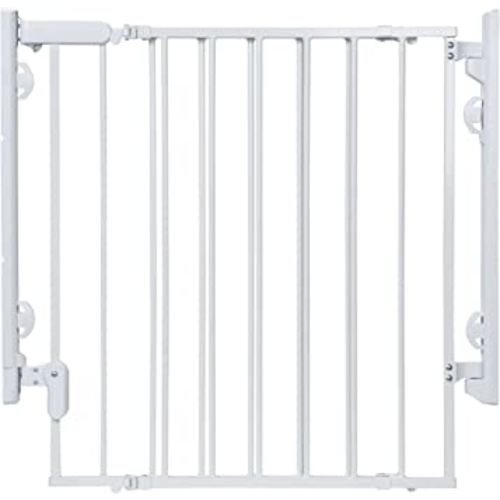 Safety 1ˢᵗ Ready To Install Top of Stairs Gate, White